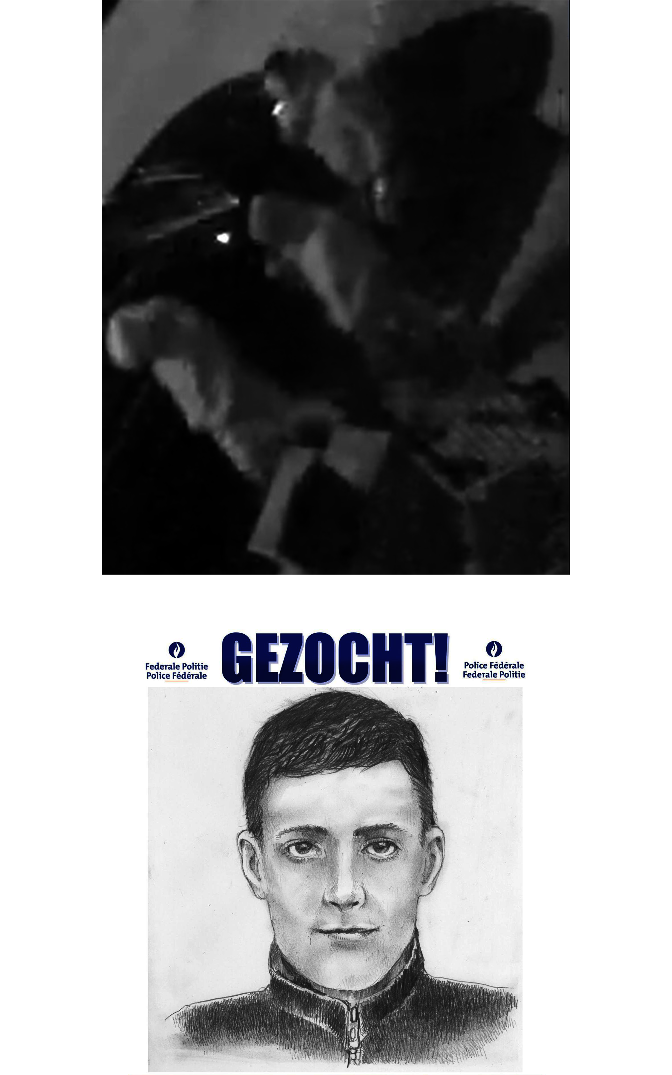 Close-up van een traliedeur met slot