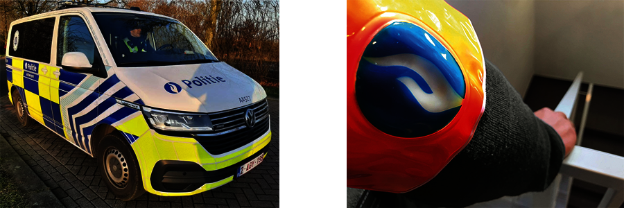 Combi noodhulp + gerechtelijke armband recherche
